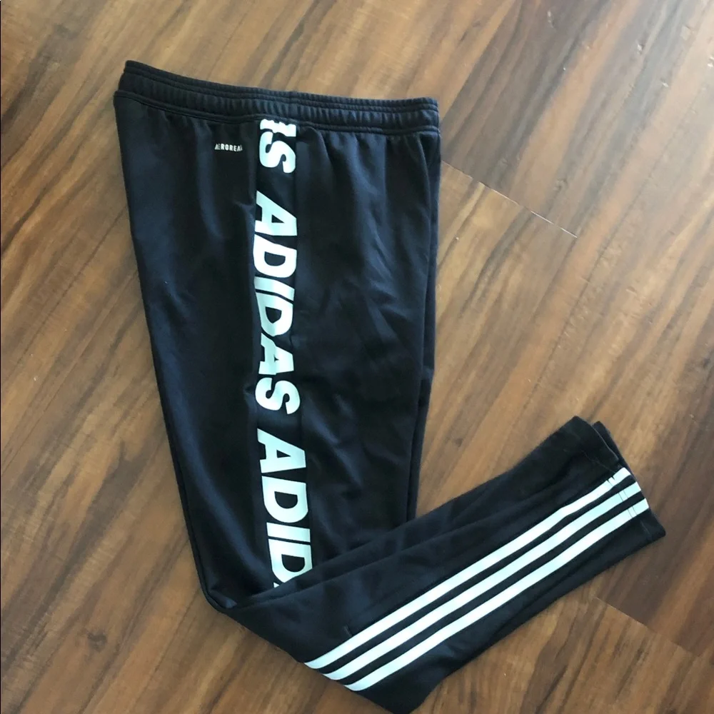 New adidas Tiro Asymmetrical Tape Pants Men's, Black